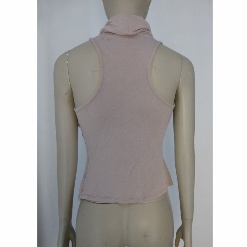 Lulus Sleeveless Turtleneck Racerback Top - Picture 4 of 10